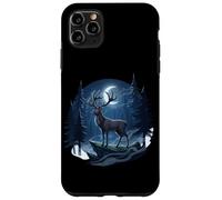 Forêt de Cerfs Nocturnes Chasseur Buck Cerf Chasse Bois de Chasse Coque pour iPhone 11 Pro Max
