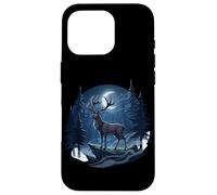 Forêt de Cerfs Nocturnes Chasseur Buck Cerf Chasse Bois de Chasse Coque pour iPhone 16 Pro