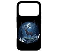 Forêt de Cerfs Nocturnes Chasseur Buck Cerf Chasse Bois de Chasse Coque pour iPhone 17 Pro