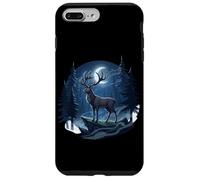 Forêt de Cerfs Nocturnes Chasseur Buck Cerf Chasse Bois de Chasse Coque pour iPhone 7 Plus/8 Plus