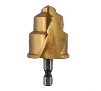 Foret de plomberie avec tige hexagonale HSS 14 pour extension de tuyau d'eau et utilisation précise du poinçon central (24-31)