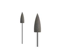 Foret de polissage des ongles en Silicone, 10 pièces/ensemble, élimination peaux mortes fines, prétraitement, tête meulage caoutchouc Pour Polissage Ébarbage(Black)