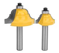 Foret De Rabot 2 Pièces 8mm Tige En Bois Bits Routeur Chanfrein Coupe Haute Résistance À L Usure En Acier Au Carbone 45# Pour Projets De Menuiserie