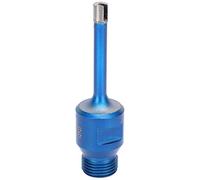 Foret de scie cloche diamanté de 10 mm de diamètre compatible avec les meuleuses d'angle avec connexion BSP 1/2 po Mèche frittée pressée à chaud pour le perçage de la pierre de (8mm)