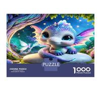 Forêt des bébés Dragons 1000 Pièces Coffret Puzzle Magie Mignonne des bêtes Puzzle Premium Carton Solide - Ultra Dur Couples, Top Noté, Cadeau Noël Parfait pour Tout Le Monde 70x50cm/1000pcs