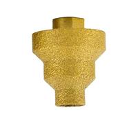 Foret d'expansion de trous - Foret conique en diamant pour carrelage, foret chanfrein biseauté en diamant | Foret de découpe pour façonner des trous multicouches pour un perçage précis