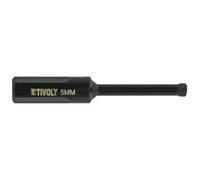 Foret diamant à eau brasé Queue cylindrique à méplats 5MM - TIVOLY - 12001820500
