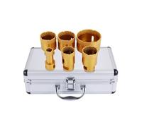 Foret Diamant à Sec Trépan Scie Cloche Kits M14 20/35/40/45/50/68 mm 6 Pcs