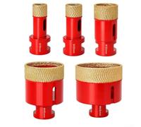 Foret diamant brasé 18 à 68 mm pour carrelage, marbre, verre, pierre dure, pour une utilisation polyvalente humide et sec, outil de perçage de trou précis (28 mm)