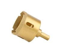 Foret diamanté à sec Scie cloche Foret à noyau de diamant brasé sous vide, tige triangulaire, for carrelage, marbre, granit, 6-85mm(30mm)