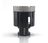 Foret diamanté à sec Scie cloche Jeu de forets à noyau diamant filetage M14, for granit, marbre, carreaux porcelaine, 6-100mm(100mm)