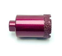 Foret diamanté à sec Scie cloche M10 M14 foret à noyau de diamant brasé sous vide sec for meuleuse d'angle tailles maçonnerie 6-40mm(30mm)