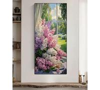 Forêt Diamond Painting Adulte XXL 100x50cm, Bricolage Diamond-Painting Fleur Loisirs Créatifs Adultes Kit, 5D Strass Broderie Point de Croix Painting Diamant pour Murale Maison Décor, Cadeau 0R-950