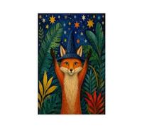 Forêt du renard sorcier Tableau sur Toile, Sorciers animaux Couloir