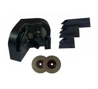 Foret électrique Affûteur de meulage pour trancheuse de cuisine et outils de coupe avec trois supports de meulage (B)