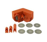 Foret électrique Affûteuse avec 3 supports et meule haute dureté pour cutter plat, ciseaux et trancheuse de cuisine, pour orange B