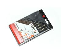 Jeu de 10 forets à métaux HSS YATO : 1, 2, 3, 4, 5, 6, 7, 8, 9 et 10 mm, en coba