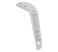 Foret en acier inoxydable - Jauge d'angle de 118 degrés - Outil de mesure pour une utilisation longue durée