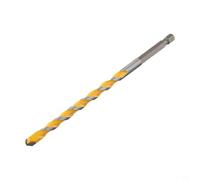 Foret en carbure de tungstène 160 mm avec tige hexagonale de 0,6 cm pour | Béton, brique, pierre, céramique, pour carreaux de granit, bois, plastique, outil électrique multifonction (8 mm)