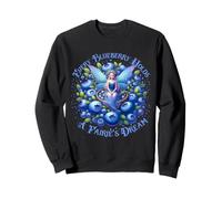 Forêt enchantée, féerie Fantastique, Myrtille et Fleurs mystiques Sweatshirt