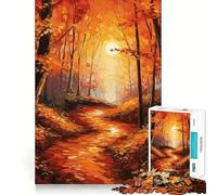 Forêt enchantée Mystique Puzzle de 1000 pièces pour Adolescents Jeu de logique et d'adresse Décoration Murale Amusante et Facile à Partager (38x52cm)