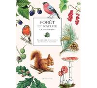 Forêt et nature à colorier: Planches détachables à colorier ou à peindre