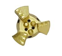 Foret étagé à 3 ailes, foret de puits, peu de traînée PDC for le forage minier, exploration géologique, extraction du charbon(120mm)