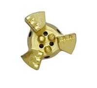 Foret étagé à 3 ailes, foret de puits, peu de traînée PDC for le forage minier, exploration géologique, extraction du charbon(120mm)