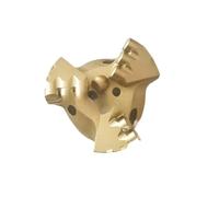 Foret étagé à 3 ailes, foret de puits, peu de traînée PDC for le forage minier, exploration géologique, extraction du charbon(113mm)