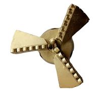 Foret étagé à 3 ailes, foret de puits, peu de traînée PDC for le forage minier, exploration géologique, extraction du charbon(200mm)