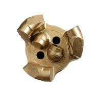 Foret étagé à 3 ailes, foret de puits, peu de traînée PDC for le forage minier, exploration géologique, extraction du charbon(65mm)