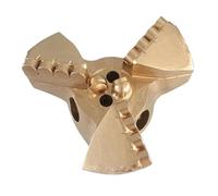 Foret étagé à 3 ailes, foret de puits, peu de traînée PDC for le forage minier, exploration géologique, extraction du charbon(300mm)