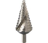 Foret étagé à double tranchant 4 à 12 mm queue cylindrique SAM OUTILLAGE FEL-1