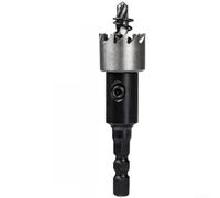 Foret Étagé Acier 16mm Hex pour Métal pour bois Foret Étagé Acier(18mm) | Acier haute performance, , mÃ©tal pour bois , finition noire, usage pro
