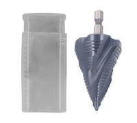 Foret Étagé Cobalt Acier, Méche Conique 1/4 à 1-3 / 8in, 4 Flûtes Spirales - Coupe Rapide et Lisse, Pour Inox et Métaux, Usage Polyvalent