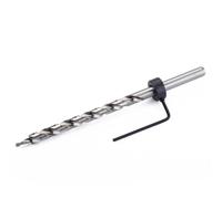 Foret Étagé en Acier Rapide 9mm pour Perçage Multi-matériaux | Pointe de Positionnement, Tête Conique Durcie, Finition Argenté, Usage Bois, Métal, Brique, Béton, Carrelage