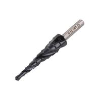 Foret étagé en spirale HSS M35 revêtu de cobalt TiAlN, 4-12, 4-20, 4-32 mm, outil de perçage de trous for métaux, foret étagé en cobalt(4-12)