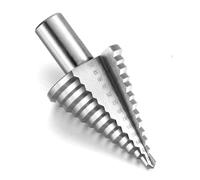Foret étagé, foret conique HSS titane (5 ~ 35 mm) Foret HSS axe triangulaire de 10 mm Foret conique à 13 niveaux pour bois, plastique, laiton, aluminium, PVC