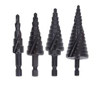 Foret étagé, Foret étagé en Acier à Grande Vitesse, Rainure en Spirale, Alésoir de Trou de Pagode, Outil à Queue Hexagonale, Forets Polyvalents pour le Travail des(15 marches (4-32 mm))