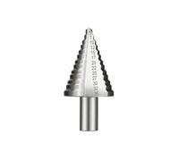 Foret étagé HSS 5-35 mm, 1 pièce, foret conique étagé à rainure droite, acier rapide, bois, métal, outil électrique de perçage