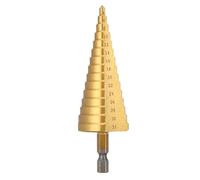 Foret Étagé HSS À Rainure Droite Revêtu De Titane For Bois Et Métal, 1 Pièce De 3 À 12 Mm, 4 À 12 Mm Et 4 À 20 Mm(Light Cyan)