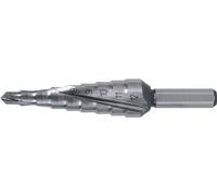 Foret étagé plage de perçage 4-12 mm HSS à goujures hélicoïdales nombre de march