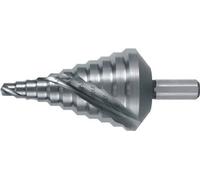 Foret étagé plage de perçage 65-405 mm HSS à goujures hélicoïdales nombre de m