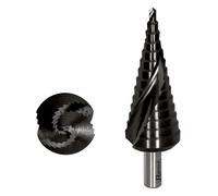 Forêt étagé spiral en acier m35 hss cobalt 4 à 30mm