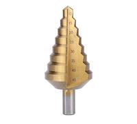 Foret étagé Yosoo Pagoda - 10 à 45 mm - En acier HSS - Revêtu de titane - Bout de forme conique - Pour outil électrique