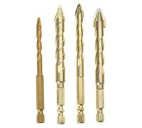 Foret excentrique à tête oblique haute résistance tige triangle pour perçage en céramique 6/8/10/12 mm ensemble de forets électriques