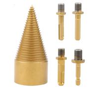 Foret fendeur de bois - Foret électrique haute performance, foret hexagonal multifonctionnel, outil de fendage de bois d'extérieur de camping, foret robuste pour bois efficace