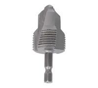 Foret fileté 3 en 1 Extracteur de fils cassés pour tuyaux PPR (20 mm/25 mm) Gadget de réparation de robinet avec fonctions d'expansion de trou de perçage - Bleu argenté