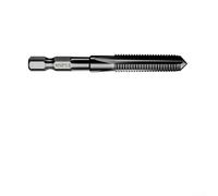 Foret fileté hexagonal en acier rapide pour tarauder différentes tailles de filetage sur des matériaux y compris le bois, le plastique, l'aluminium et l'alliage d'étain (10 mm)