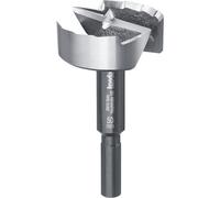 foret forestier kwb SPEED ø 50 mm en acier spécial trempé avec affûtage ondulé précis, pointe de centrage, tranchants affûtés et trempés de manière optimale et surface polie